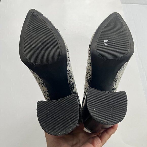 Steve Madden Trent Knit Ankle Bootie Shoes Snake‎ Print Textile, Womens Size 7.5 - Picture 6 of 7